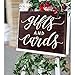 JennyGems Gifts and Cards Sign - 12x10 Inch Wedding and Party Decor, Hanging Wall Sign, Versatile Event Decoration (Black)