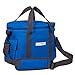 Lunch Bag - Insulated Lunch Box Ideal for Travel, Work, Gym or Picnic - Lightweight Tote, With Shoulder Strap, Zip Closure - Thermal Large Lunch Bags for Men, Women, Kids, Blue