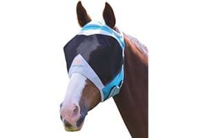 Shires Fly Guard Fine Mesh Horse Fly Mask with Ear Holes