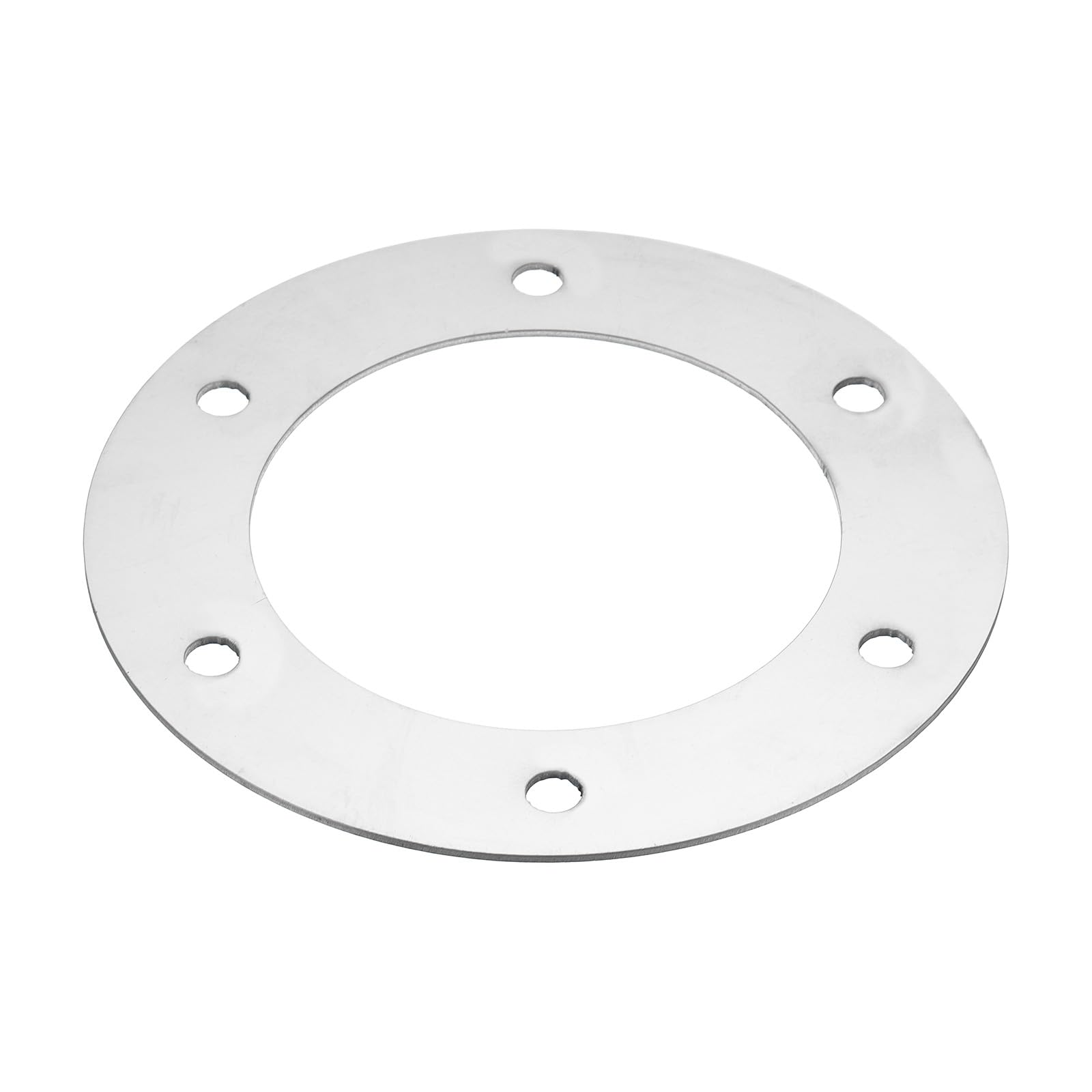 PATIKIL 4" (102mm) ID Duct Connector Flange, Stainless Steel Flat Straight Pipe Exhaust Flange Duct Mounting Plate for Heating Cooling Ventilation HVAC