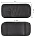 Car Sun Visor Organizer CD Clip Storage -12 Pocket Visor Holder (Black)