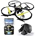 UDI U818A FPV HD+ Discovery WiFi - Updated Drone with FPV WiFi - 2.4GHz 4 CH 6 Axis Gyro RC Quadcopter with HD Camera RTF Includes Bonus Battery (Doubles Flying Time)
