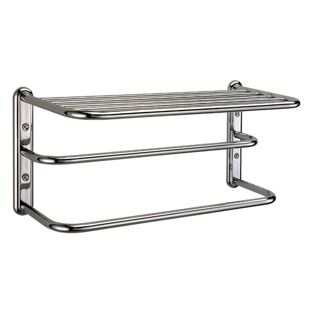 Gatco 1541 Double Towel Rack with Chrome Finish by Gatco