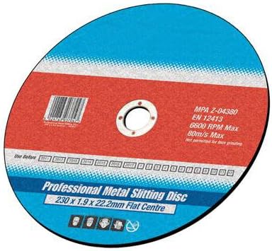 115mm X 1mm X 22.2mm Angle Grinder Metal Slitting Disc Flat - Heavy Duty [Misc.]