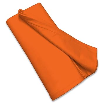 orange swaddle blanket