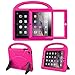LTROP iPad 2 3 4 Kids Case - Light Weight Shock Proof Handle Friendly Convertible Stand Kids Case with Bulit in Screen Protector for iPad 2, iPad 3rd Generation, iPad 4th Generation,Rose primary