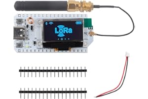 DIYmalls 915 ESP32 LoRa OLED Board V3 Type-C SX1262 + 915MHz LoRa Antenna U.FL IPEX to SMA for Arduino IOT LoraWan Gateway, not Compatible with LoRa 32 V2