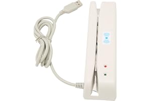 Credit Card Reader for Banking System, Shopping Mall, MSR-400 Credit Card Swiper with USB Interface/Buzzer, Magnetic Stripe C
