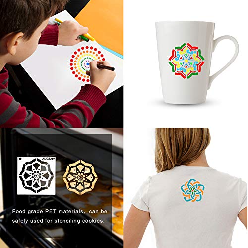 6 Mandala+Painting+Templates+Stencils+Projects