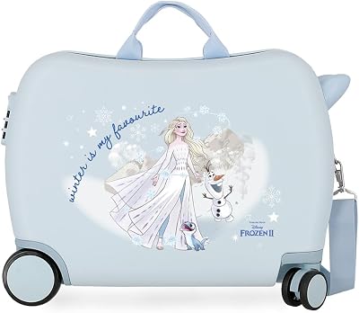 Frozen Adventure Of My Mind - Valigia per bambini, 50 x 38 x 20 cm, rigida ABS, chiusura a combinazione laterale, 38 l, 3 kg, 4 ruote, bagaglio a mano