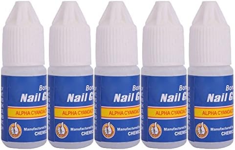 CITY 5 Pcs Professional 3gBottle Acrylic Nail Art Glue Tips Rhinestones Manicure Tools