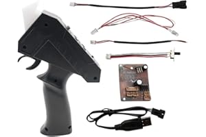 HLSONHENGM 2.4G Remote Control Transmitter and Receiver Set for MN D90 MN99S MN98 MN78 MN82 MN128 MN168 WPL C14 C24 B14 B24 B16 B36 RC Car