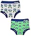 Ez Undeez Toddler Underwear Padded Potty Training Briefs Easy Pull Ups (2 Years, Monster Trucks-Cars)