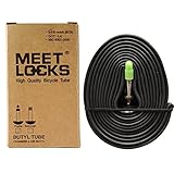 26x1.75-2.125 MTB BIKE Inner Tube,Standard 40mm Presta Valve with Copper Stem, 2-pack