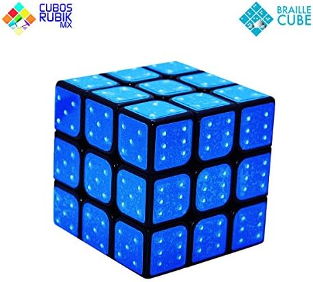 Braille Speed Cube 3x3 for Visually Impaired People Touch Sensitive