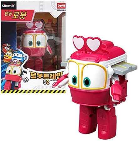 Amazon ロボット電車 シーズン2 韓国アニメ 変身ロボットキャラクター セリー 4インチ アクションフィギュア おもちゃ 対象年齢3歳以上 おもちゃ おもちゃ