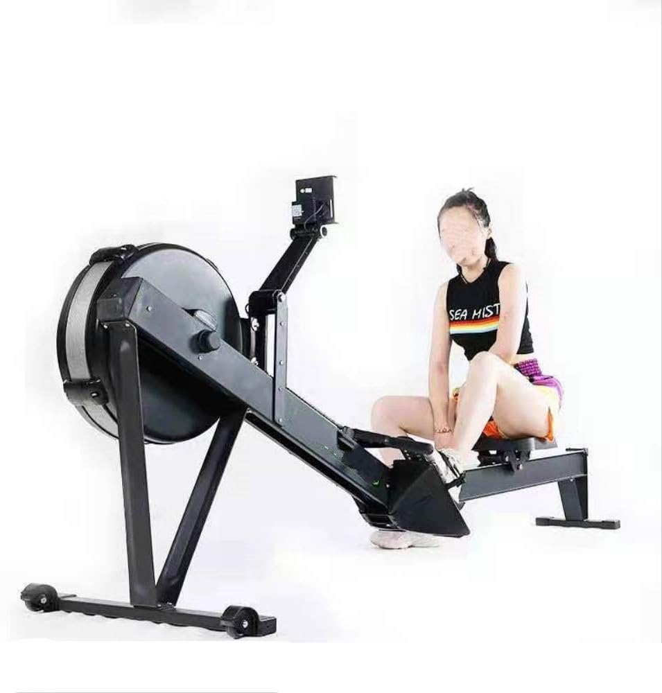 Rowing machine folding mute slimming weight loss abdomen magnetic control wind resistance rowing machine rowing machine indoor household foldable