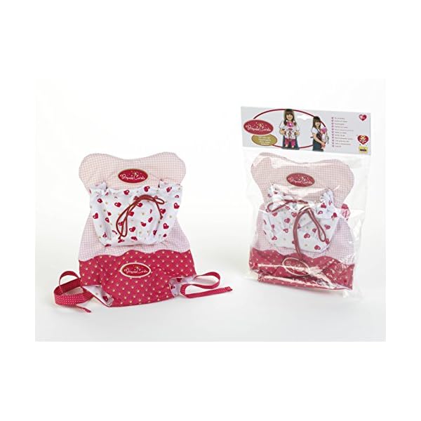 Theo Klein 1668 Baby Coralie Puppen-Bauchtragesitz | Verstellbare Gurte | Maße: 34 cm x 24,5 cm x 2 cm | Spielzeug für Kinder ab 3 Jahren – Bild 5