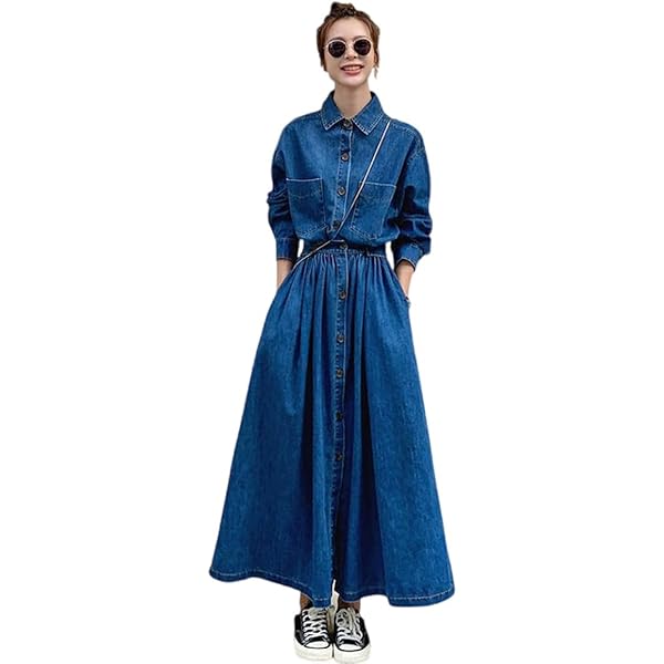 ジャケット・アウター I LINE DENIM SHIRT DRESS I LINE DENIM SHIRT DRESS