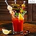 Cocktail Picks Stirrers Toothpicks -(24 PACK) 8 inch Bloody Mary Skewers Reusable Stainless Steel Cocktail Picks for Drink Skewers and Appetizers Fruit Sticks Martini