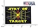 Stay On Target Star Wars Inspired Art Tactical Morale Hook+Loop Patch
