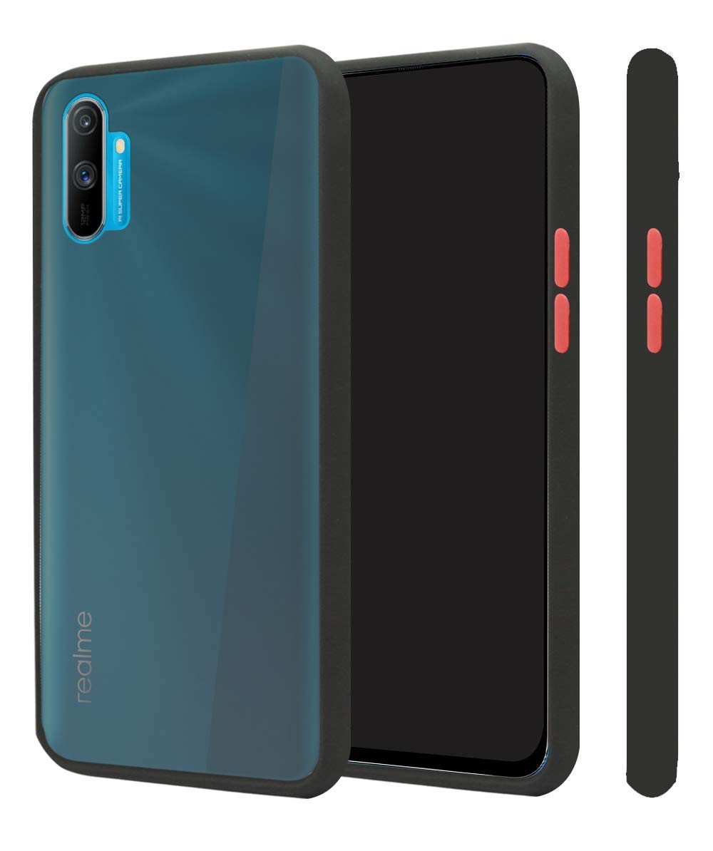 SONTY Smoke Cover for Realme C3 Back Cover Smoke Translucent Shock