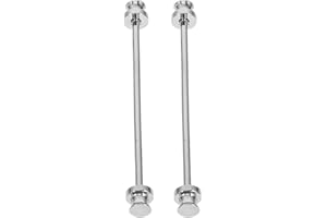 SUPVOX 2pcs Men’s Collar Bars Tie Pins Set, Stainless Steel Collar Stays Brooches for Formal Shirts