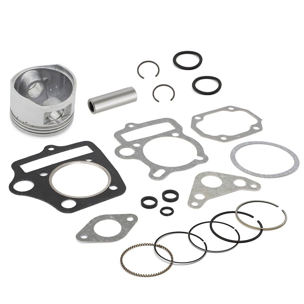 Photo 1 of RedCcap 54mm Bore Piston & Ring Set with Head Gaskets Kit for 125cc Pit Dirt Bike 125cc SSR Baja Roketa Apollo Bms Nst Taotao with the Horizontal Styled Engine ATV Dirt Bike Go Kart