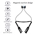 Bluetooth Headset, Yostyle Wireless Headphones Sweatproof Neckband Sport Earphones Magnetic Earbuds with Mic (Super sound quality Bluetooth 4.1, aptx, 12 Hours Play Time, Secure Fit Design)