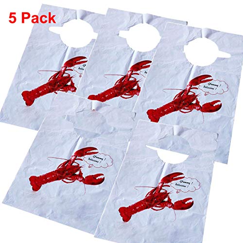 Seafood Cracker Sheller Lobster Bibs Crab Scissor Stainless Steel Forks for Lobster, Crab, Crawfish and Other Crustaceans - Thumbnail 3