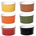Oxford Porcelain Ramekin- Assorted Colors- Set of 6