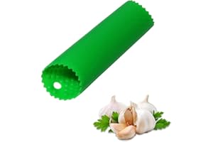 Sinnsally Garlic Peeler Skin Remover Roller Keeper,Easy Quick to Peeled Garlic Cloves with Silicone Tube Roller Garlic Peelin