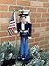 Santa's Workshop 70562 Marine Nutcracker with Flag, 14