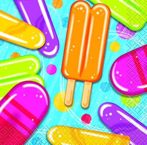 image for Unique Popsicle Party Dinnerware Bundle | Napkins & Plates | Great for