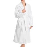 H by Frette Shawl Collar Bathrobe with Piping