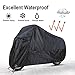 Motorcycle Cover - All Season Waterproof Outdoor Protection - Precision Fit for Tour Bikes, Choppers and Cruisers - Eleloveph Protect Against Dust,Rain,Snow and Sun (XXL-96