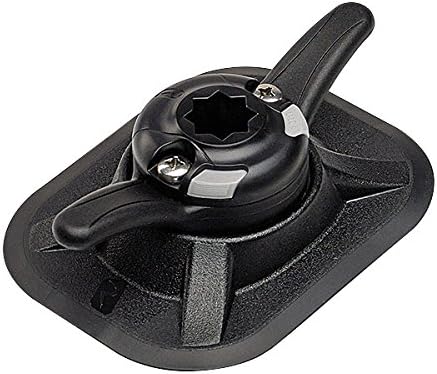 RAILBLAZARibMount CleatPort 3M Self Adhesive Inflatable Boat Dinghy Glue on Mount for Inflatable Boat Accessories Black