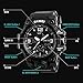 Men's Watches Sports Outdoor Waterproof Military Wrist Watch Date Multi Function Tactics LED Alarm Stopwatch