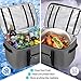 Bagmine 65 Cans Large Cooler Bag, Soft-Sided Collapsible Car Portable Cooler Bag Leak-Proof Thermal Cooler Tote Bag with Side Handles, Perfect Groceries Bag, 45 Liter, 18.2″ x 12.3″ x 12.3″ Graythumb 2