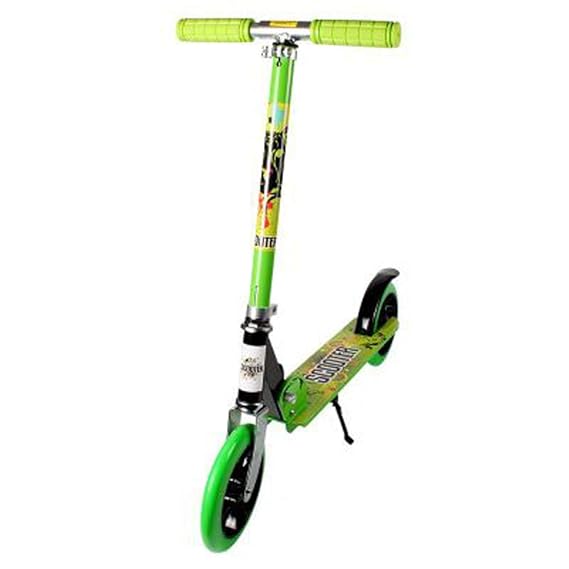 Giow Kinderroller, Pu-Großrad-Klappsystem Fußstütze Mit Bremse