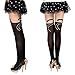 Sanwood Women's Fun Pattern Printed Tattoo Pantyhose Stockings Tattoo Legging Tights (Cat)