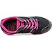 Vionic Women's Action Kona Lace-up Walking Fitness Shoes - Ladies Sneakers with Concealed Orthotic Arch Support Black 8.5 Medium US