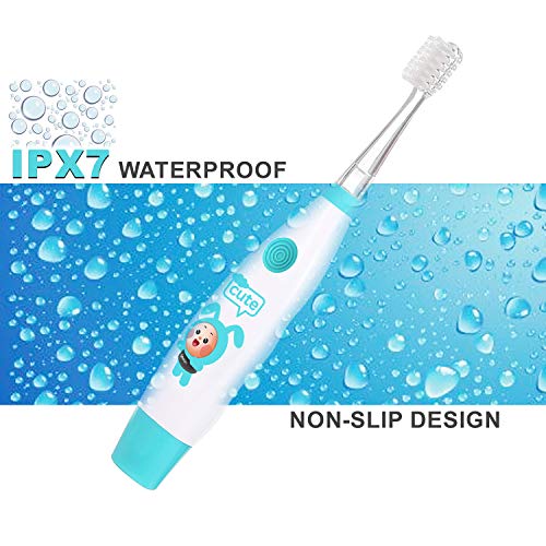 image for Gabbay Kids Toothbrush Sonic Electric Toothbrush Kids Battery Powered,