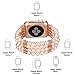 fastgo Compatible with Apple Watch Bands 44mm 42mm 45mm 49mm Series 4, Pearl Bracelet Replacement Elastic Strap Cuff for Iwatch SE & Series 9 Ultra 8 7 6 5 4 3 2 1 Pink (Pink-42/44/45/49mm)