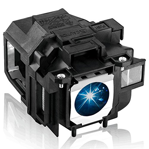EWO'S Replacement Lamp for Epson v13h010l67 W12 S12 EX5210 EX7210 EX3210 EX3212 VS210 VS220 X12 PowerLite Home Cinema 500 707 710HD 750HD Elplp67 Replacement Projector Lamp Bulb - Thumbnail 7