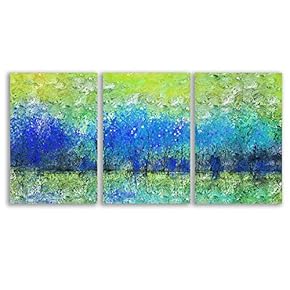 Wall26-3 Panel Canvas Wall Art-Chromatic-Giclee Painting Wall Bedroom...