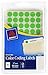 Avery Color-Coding Removable Labels, 1/2 Inch Round Stickers, Neon Green, Non-Printable, 840 Dot Stickers Total (5052)