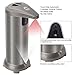 Soap Dispenser, CHUNNUO 3.0 Electric Touch-less Automatic Soap Dispenser, Infrared Motion Sensor Stainless Steel Dish Liquid Hands-free Auto Hand Soap Dispenser for Kitchen and Bathroom (Newest)