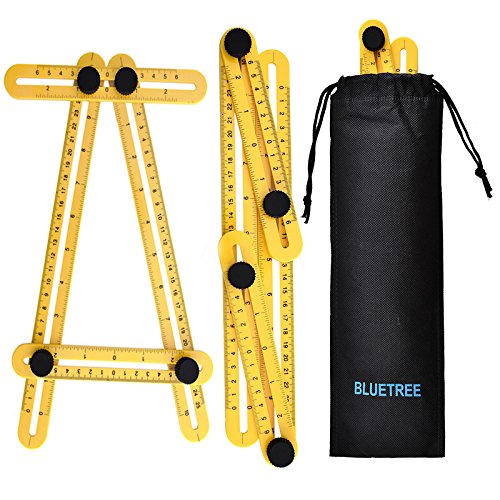 Angler Measuring &amp; Template Tool Angle Ruler , Angle Measurement Tool£¬Template Tool Multi-Angle Measuring Ruler Perfect for Handymen Builders Craftsmen
