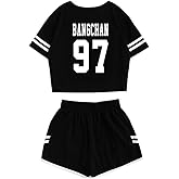 JUNG KOOK SKZ Shirt + Shorts Set Merch Hyunjin Felix Leeknow Bangchan Changbin Seungmin Shorts T-Shirt Tee